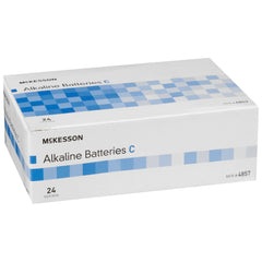 Alkaline Battery McKesson C Cell 1.5V Disposable 24 Pack, Packaging Type- Case