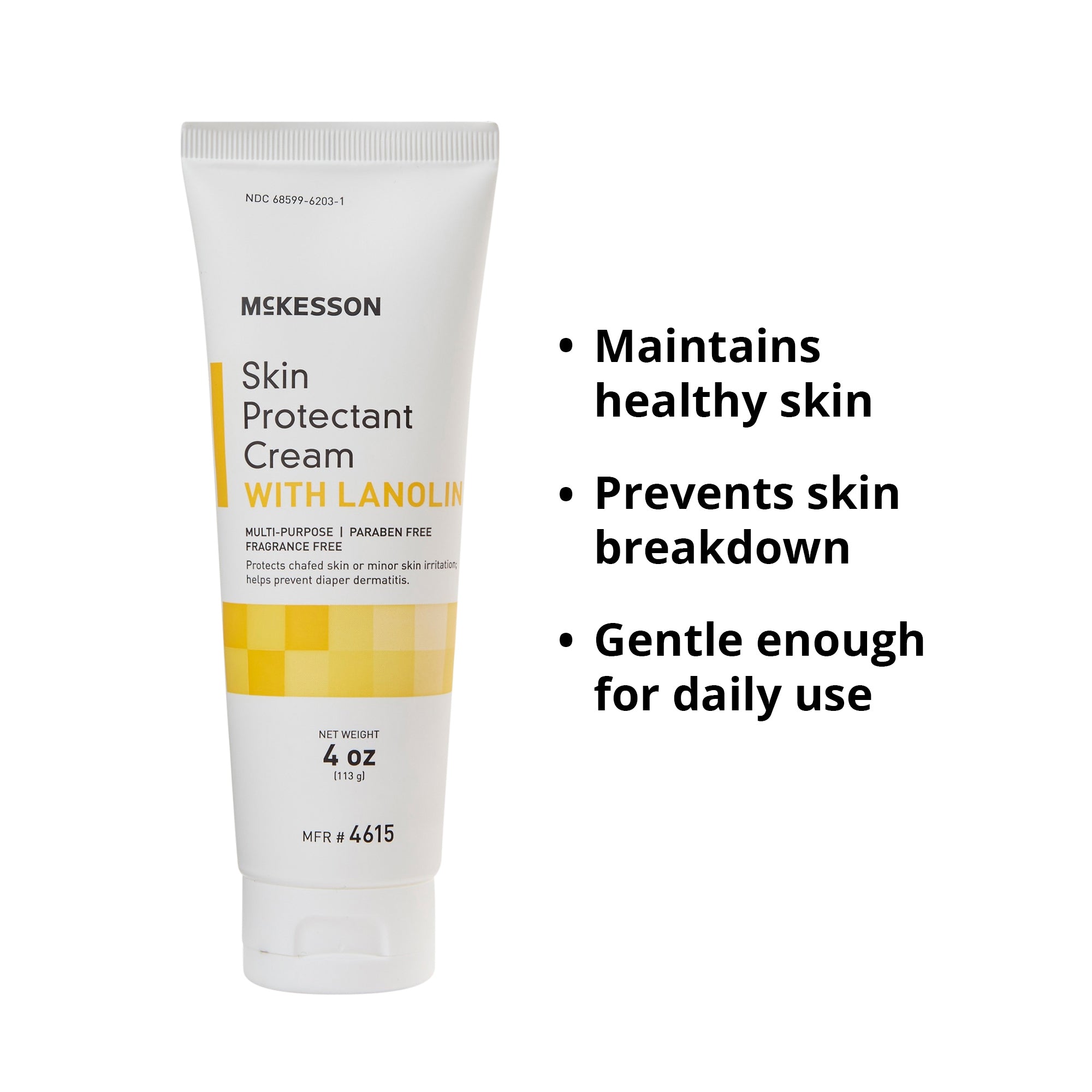 Skin Protectant McKesson 4 oz. Tube Unscented Cream