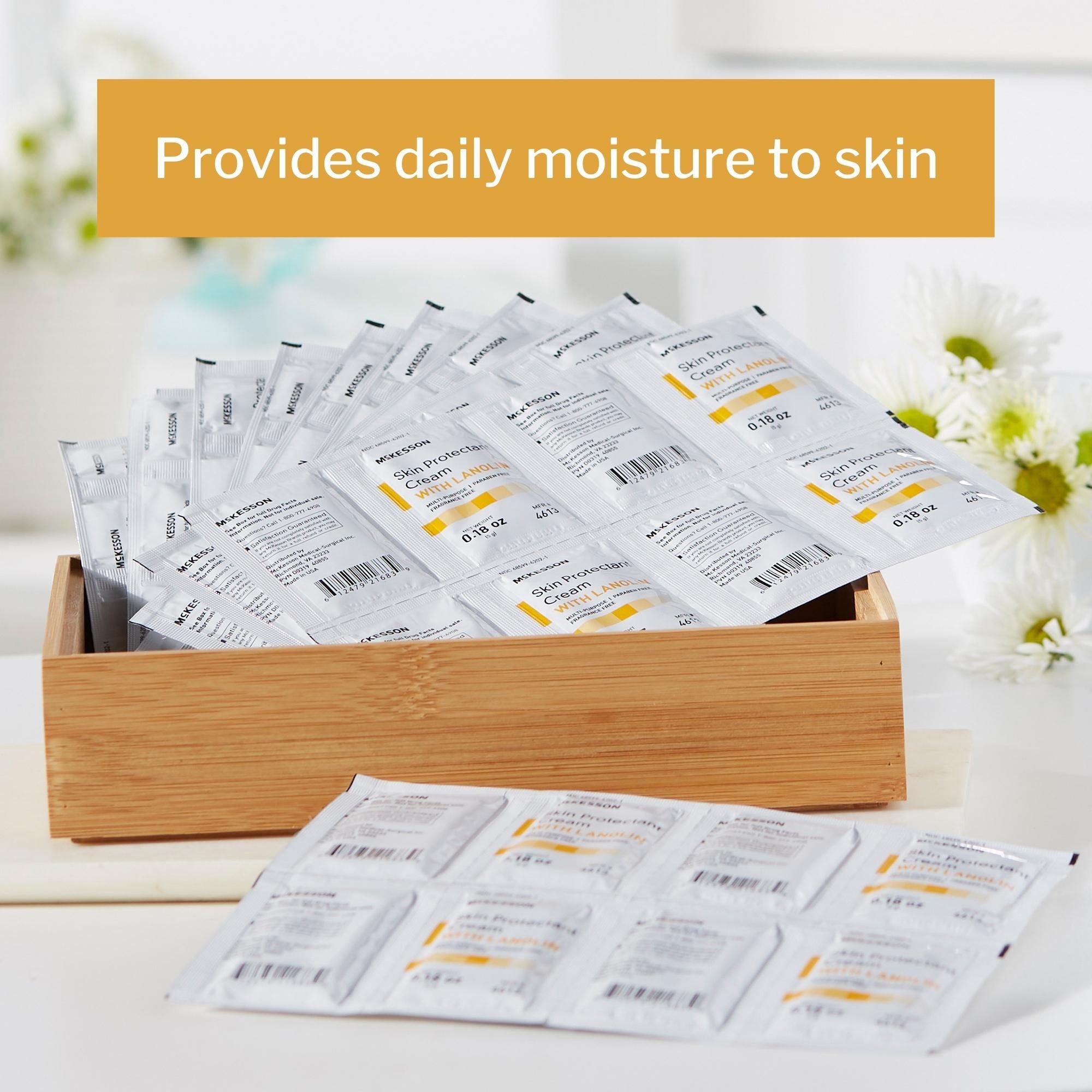 Skin Protectant Mckesson 5 Gram Individual Packet Unscented Cream