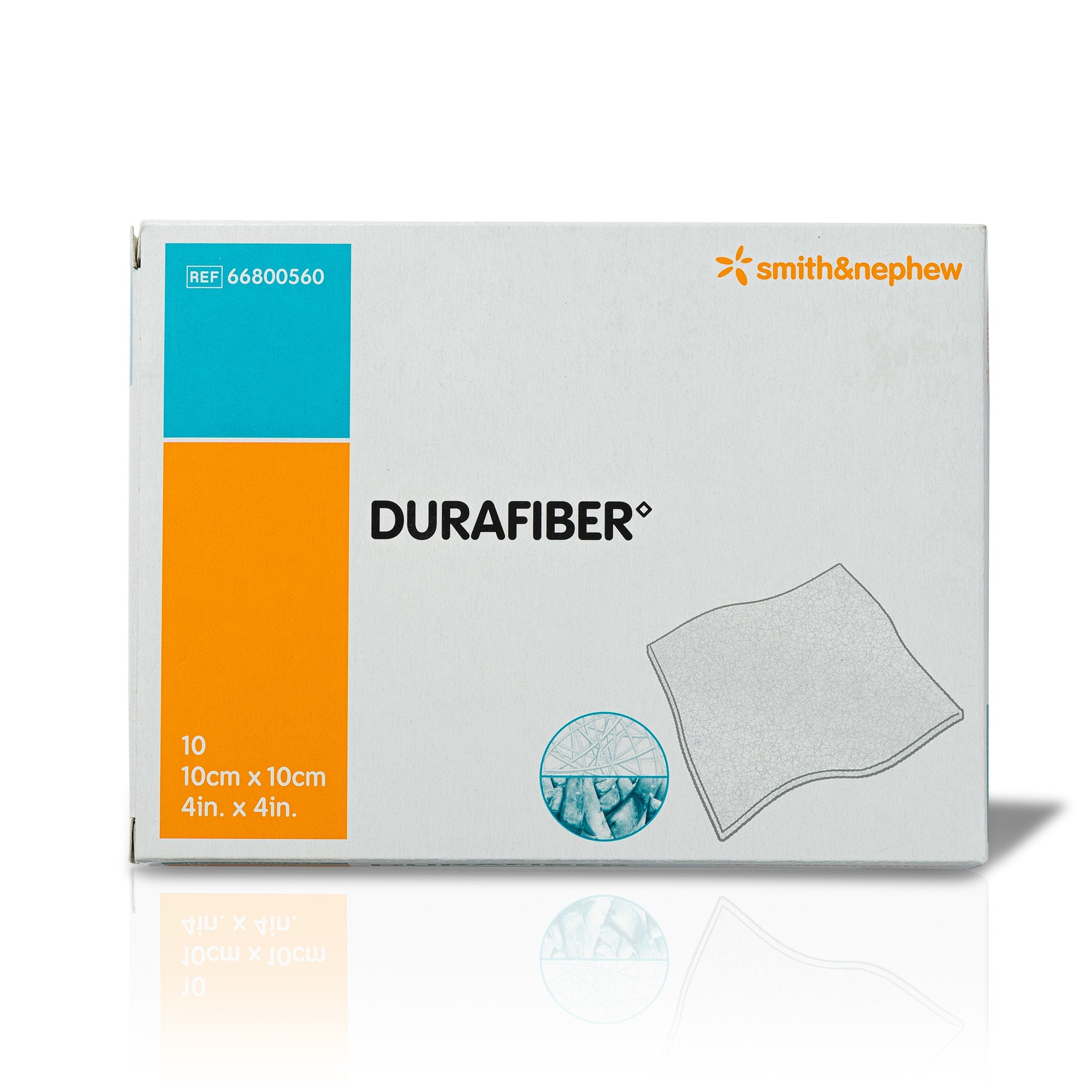 Gelling Fiber Wound Dressing Durafiber 4 X 4 Inch Square Sterile,Packaging Type- Box