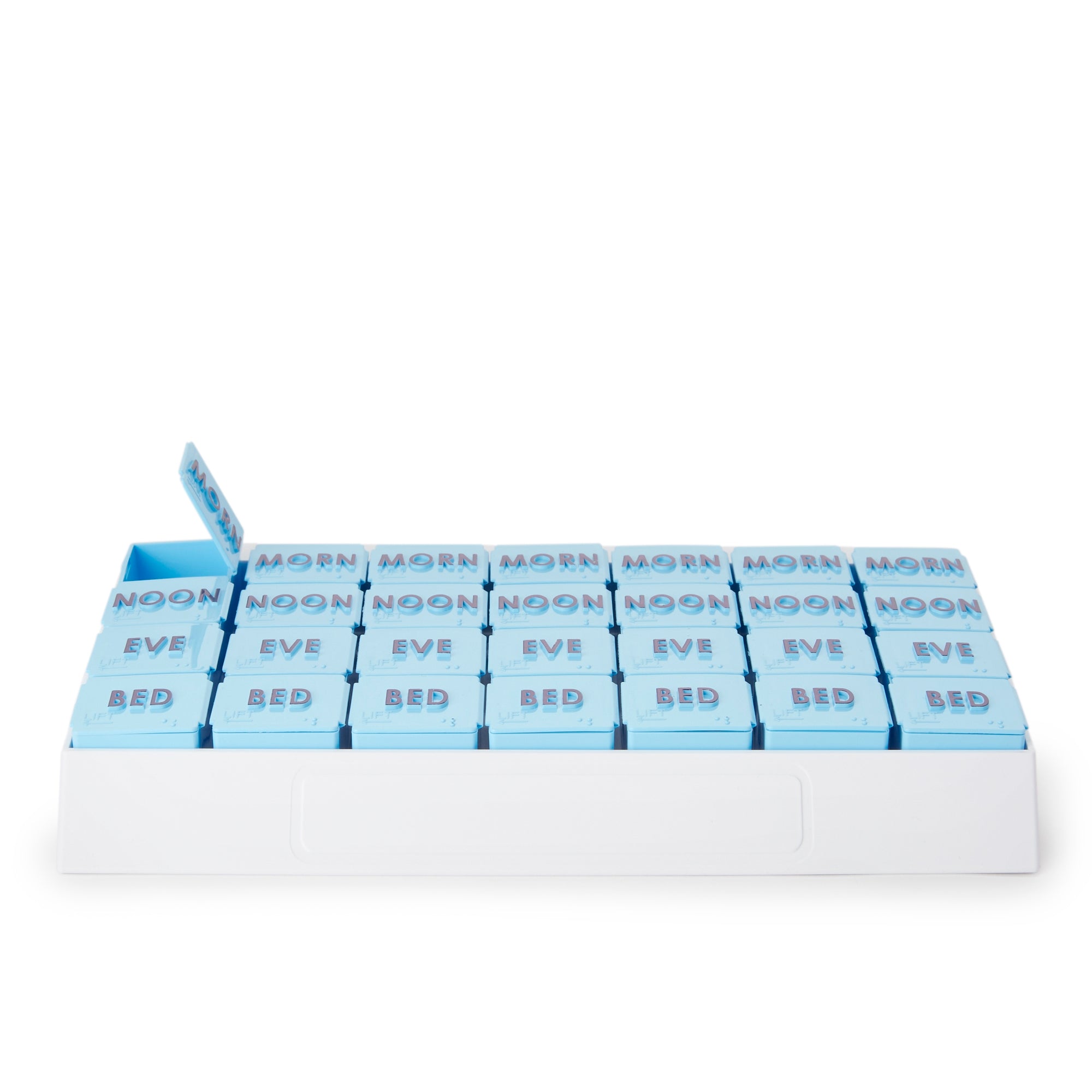 Pill Organizer Medi Tray 7 Day 4 Dose, Packaging Type- Case