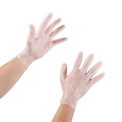 Exam Glove McKesson Confiderm Large NonSterile Vinyl Standard Cuff Length Smooth Clear Not Rated | 50/BX20Box/Case