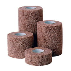 Cohesive Bandage CoFlex 1 Inch X 5 Yard Self-Adherent Closure Tan NonSterile 14 lbs. Tensile Strength, Packaging Type- Case