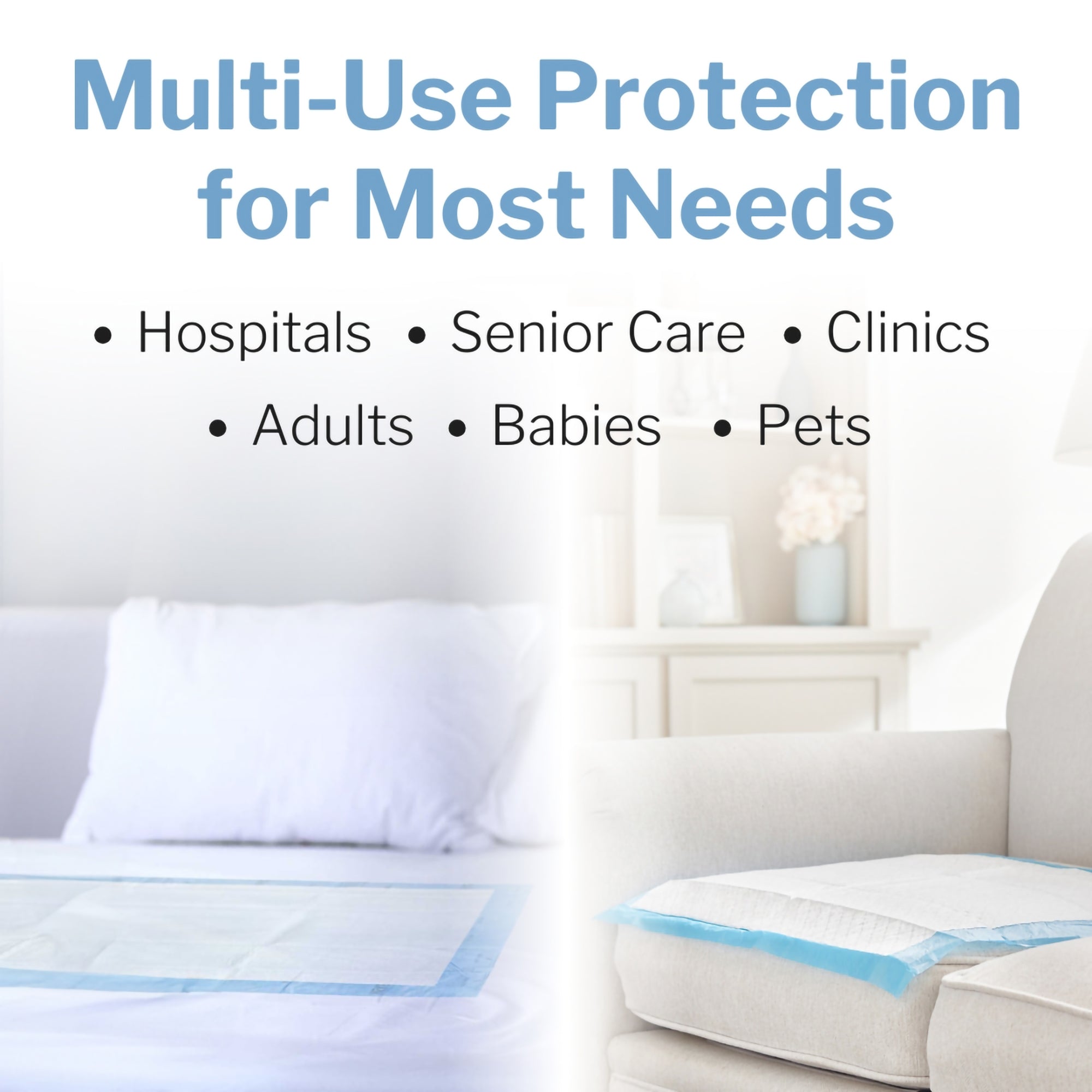 Procedure Underpad McKesson 12 W X 17 L Inch Blue NonSterile, Packaging Type- Case