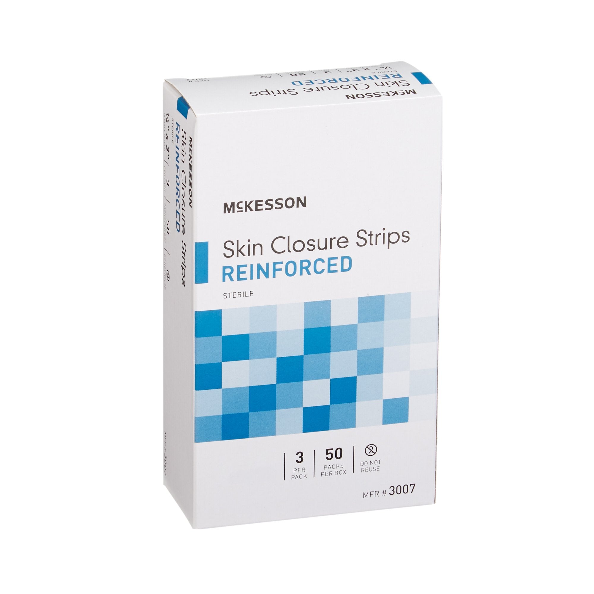 McKesson Skin Closure Strip 1/4 x 3 Inch | Reinforced White