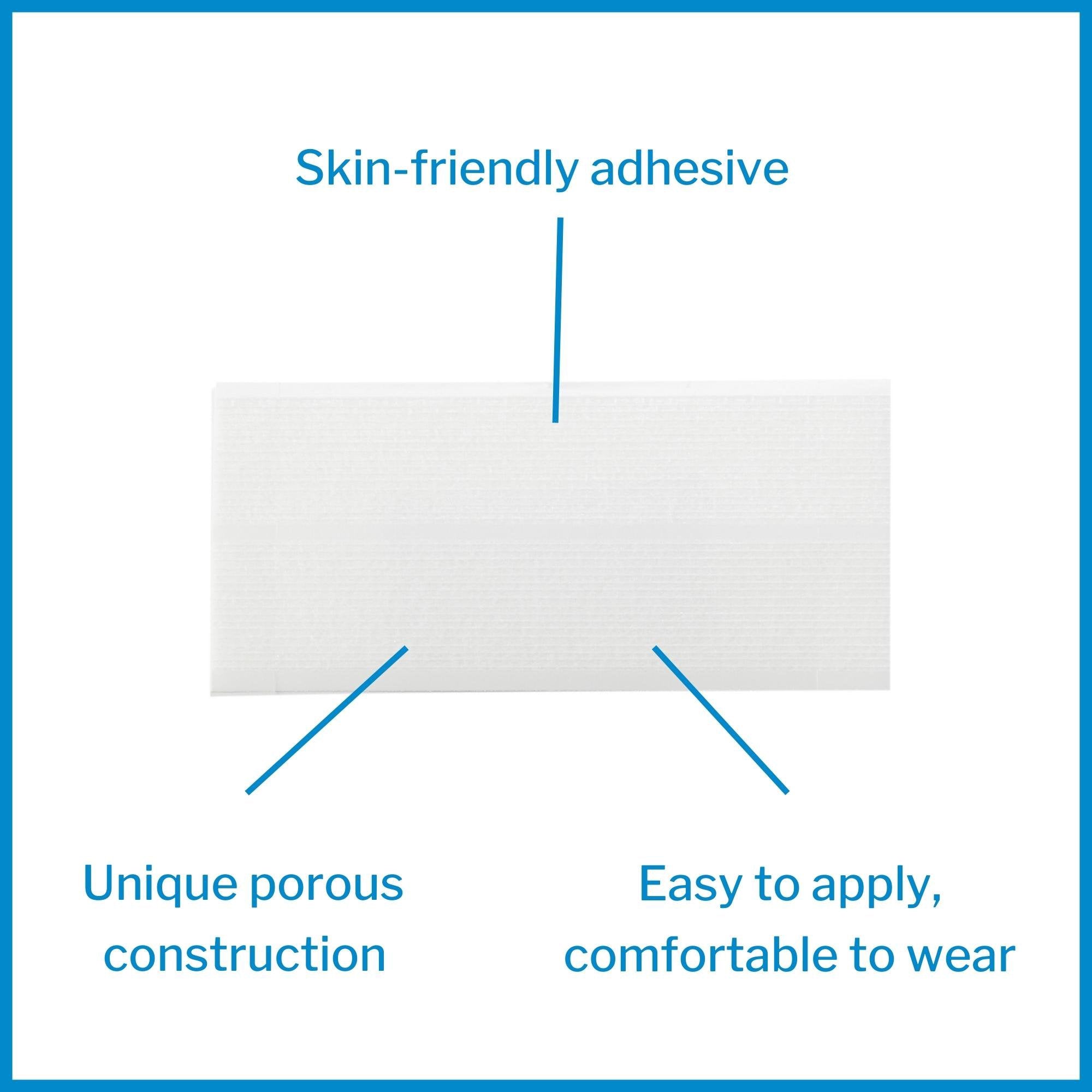 Skin Closure Strip McKesson 1 X 5 Inch Nonwoven Material Reinforced Strip White, Packaging Type - Box