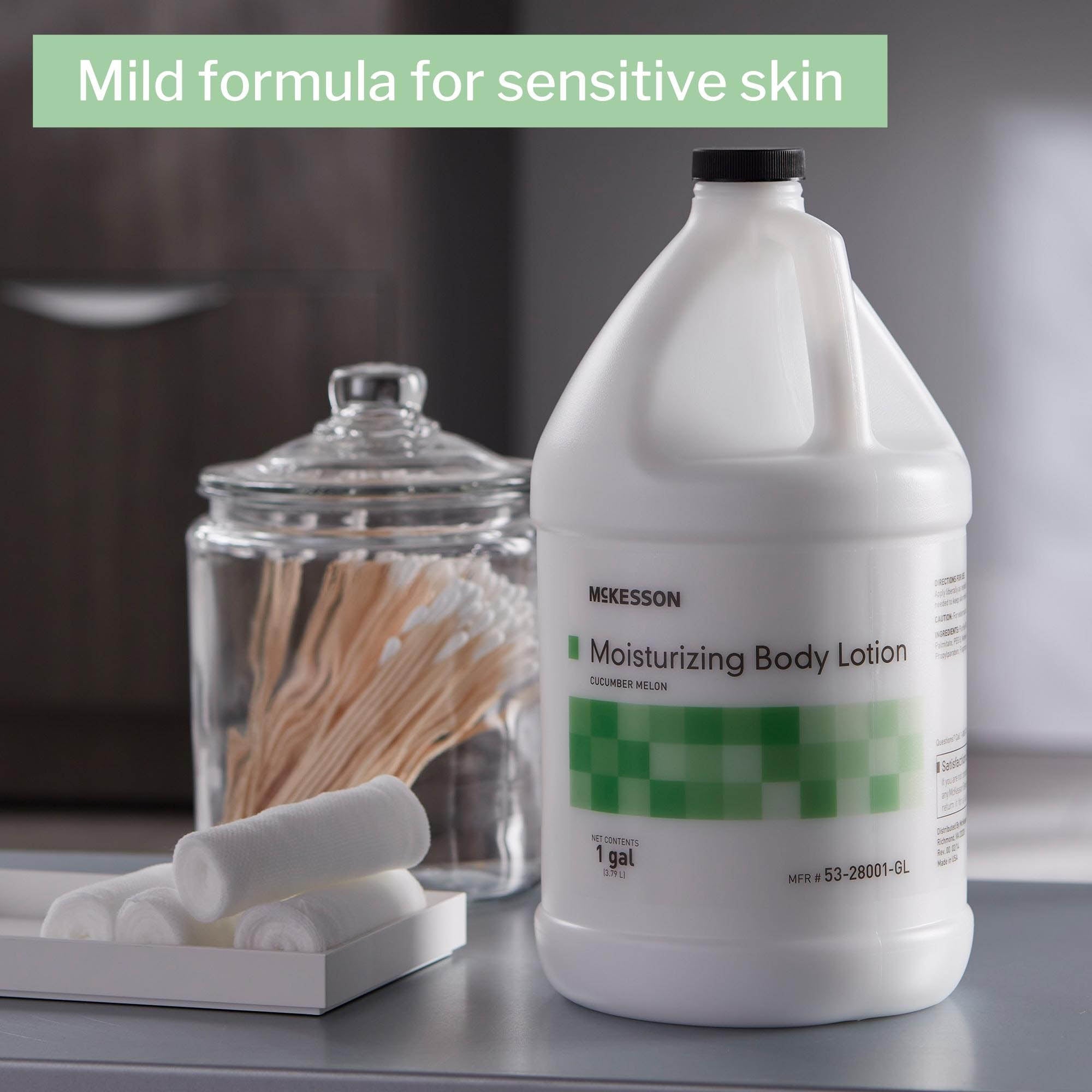 Hand and Body Moisturizer McKesson 1 gal. Jug Cucumber Melon Scent Lotion, Packaging Type- Case