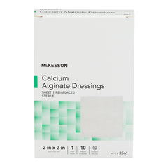 Alginate Dressing McKesson 2 X 2 Inch Square,  Packaging Type- Case