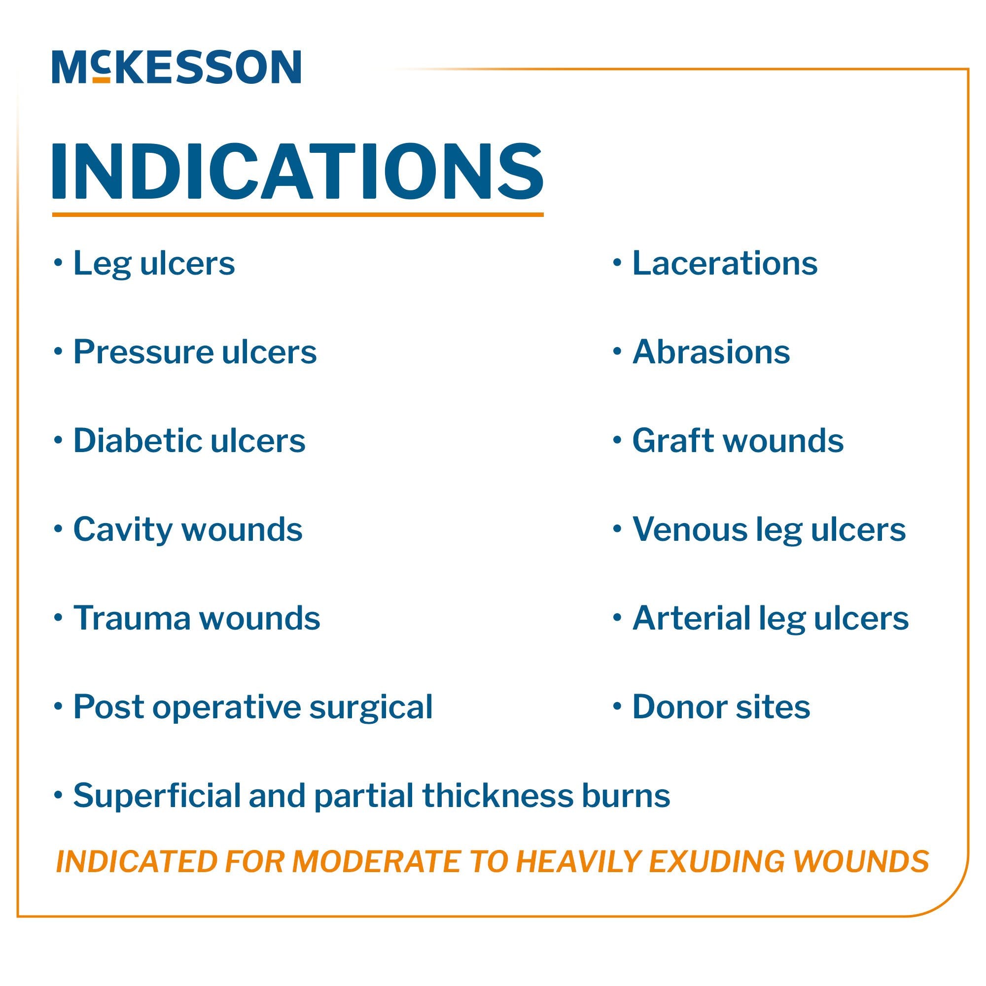 Alginate Dressing McKesson 4 X 8 Inch Rectangle,Packaging Type- Each
