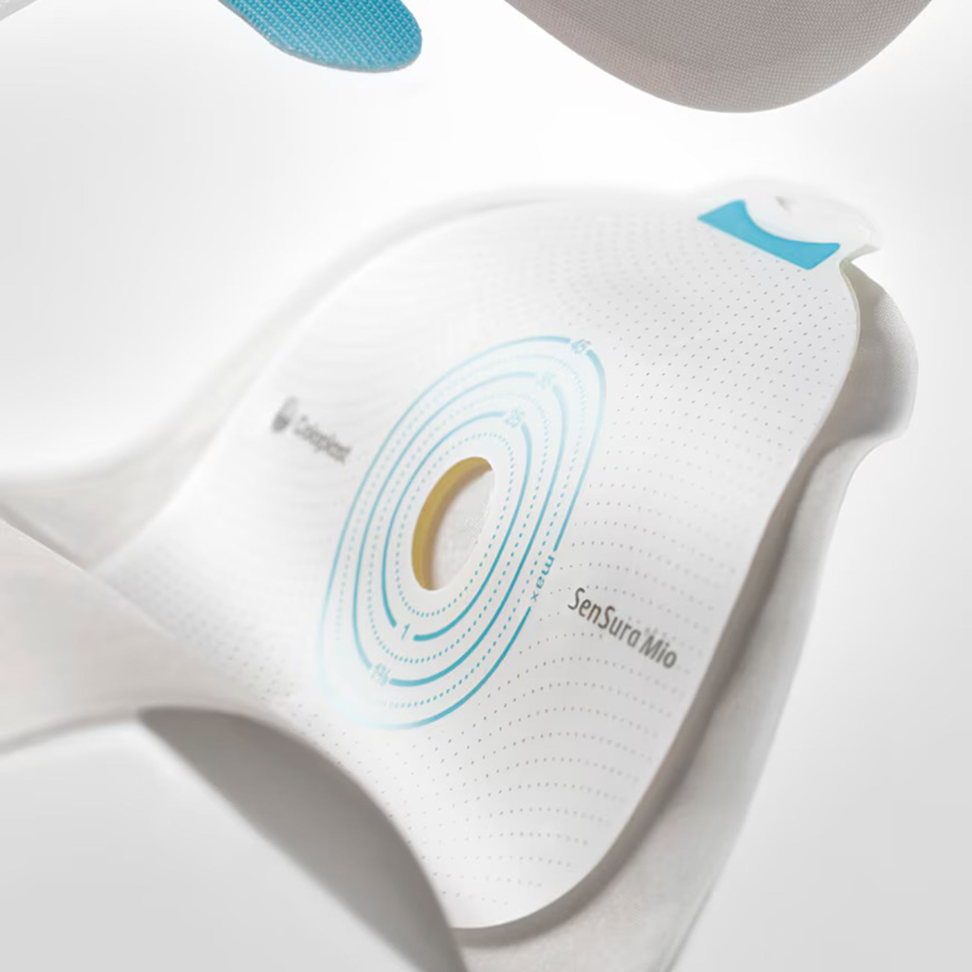 Ostomy Pouch SenSura Mio One-Piece System 11 Inch Length, Maxi Flat, Pre-Cut 1-1/8 Inch Stoma Drainable | 10/Box