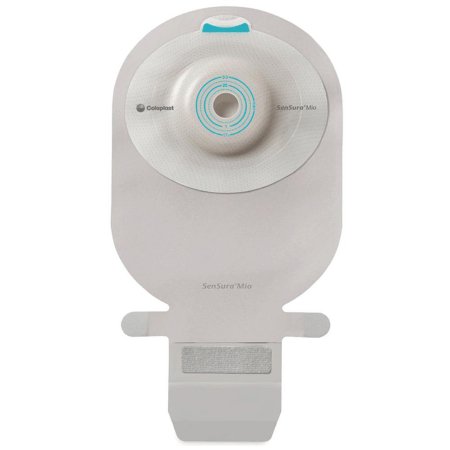 Ostomy Pouch SenSura Mio One-Piece System 11 Inch Length, Maxi Flat, Pre-Cut 1-1/4 Inch Stoma Drainable,Packaging Type- Box