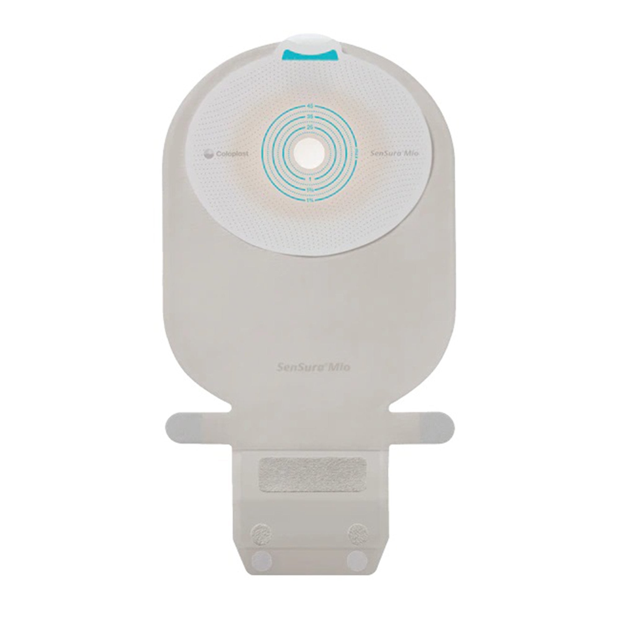 Ostomy Pouch SenSura Mio One-Piece System 11 Inch Length, Maxi Flat, Pre-Cut 1-3/8 Inch Stoma Drainable,Packaging Type- Box