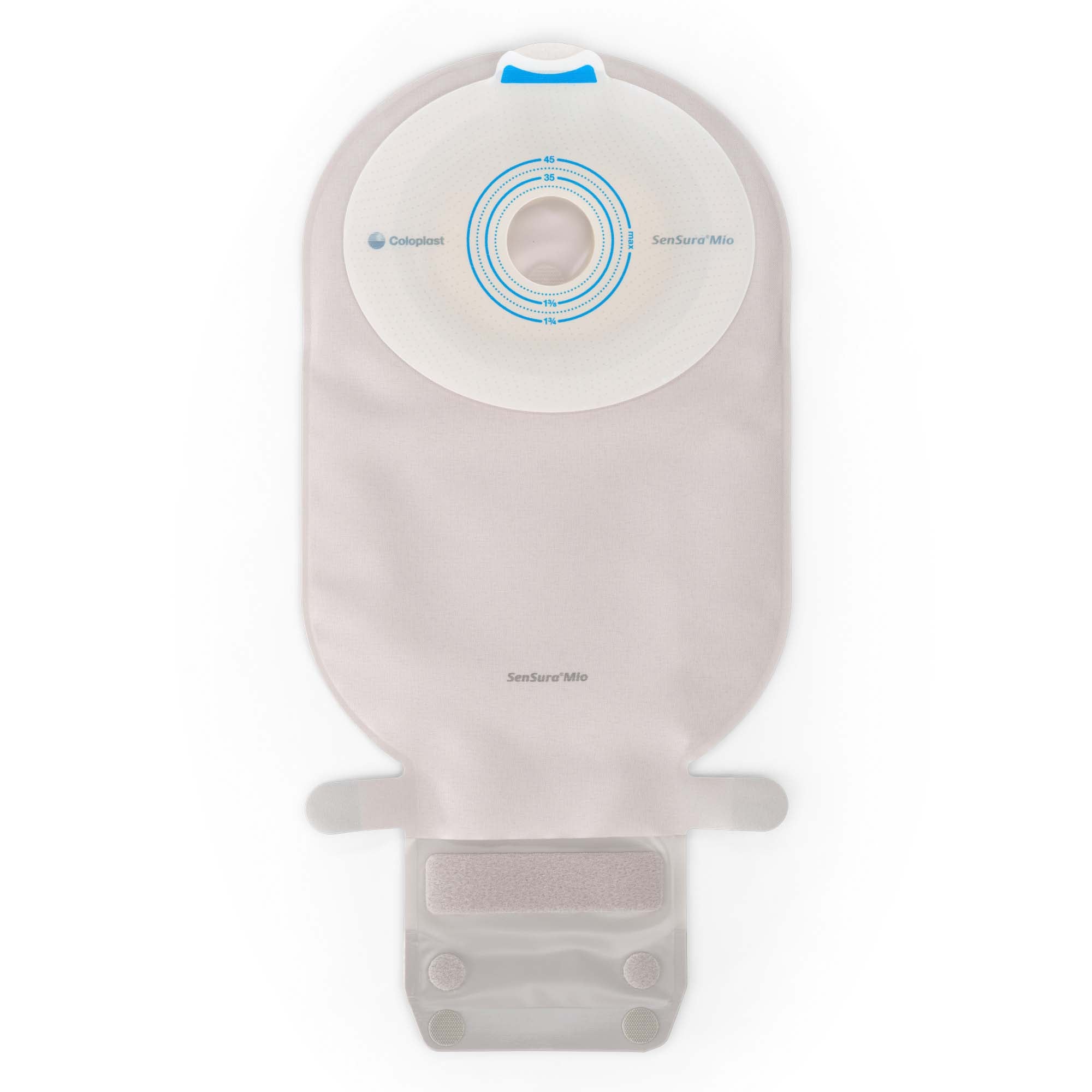 Ostomy Pouch SenSura Mio One-Piece System 11 Inch Length, Maxi Flat, Pre-Cut 2 Inch Stoma Drainable,Packaging Type- Box