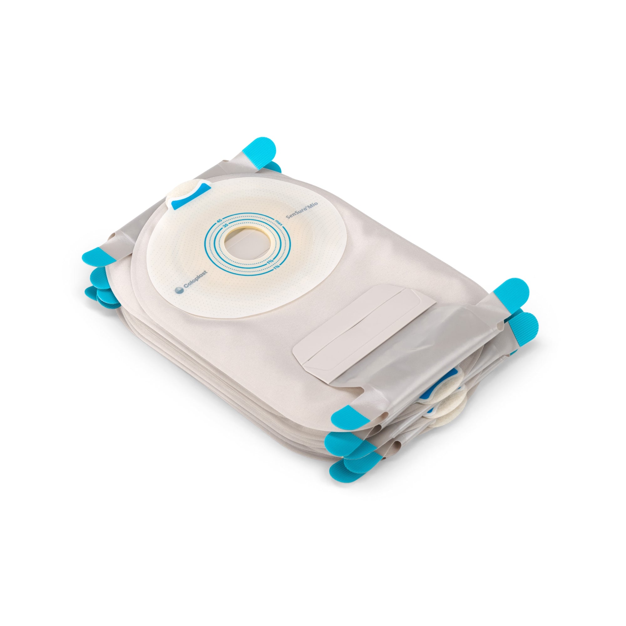 Ostomy Pouch SenSura Mio One-Piece System 11 Inch Length, Maxi Flat, Pre-Cut 1-1/8 Inch Stoma Drainable,Packaging Type- Box