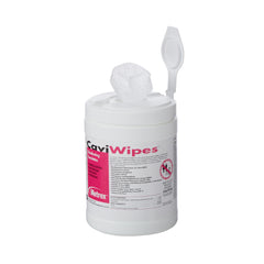 CaviWipes Surface Disinfectant Premoistened Alcohol Based Manual Pull Wipe 220 Count Canister Alcohol Scent NonSterile | 12CN/Case