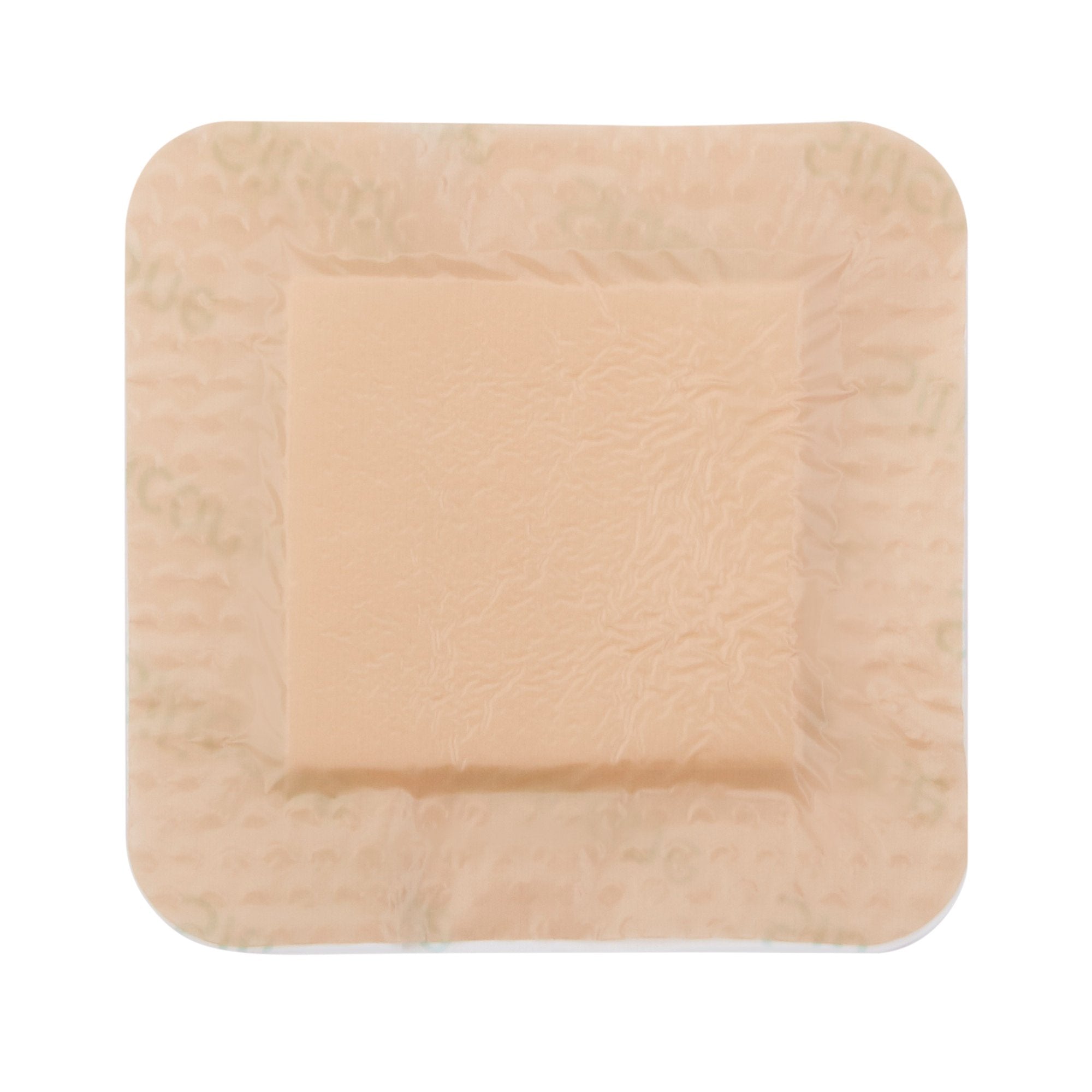 Foam Dressing McKesson 3 X 3 Inch With Border Film Backing Silicone Gel Adhesive Square Sterile,  Packaging Type- Case