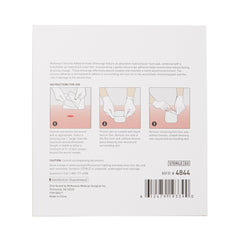Foam Dressing McKesson 6 X 6 Inch With Border Film Backing Silicone Gel Adhesive Square Sterile,Packaging Type- Box