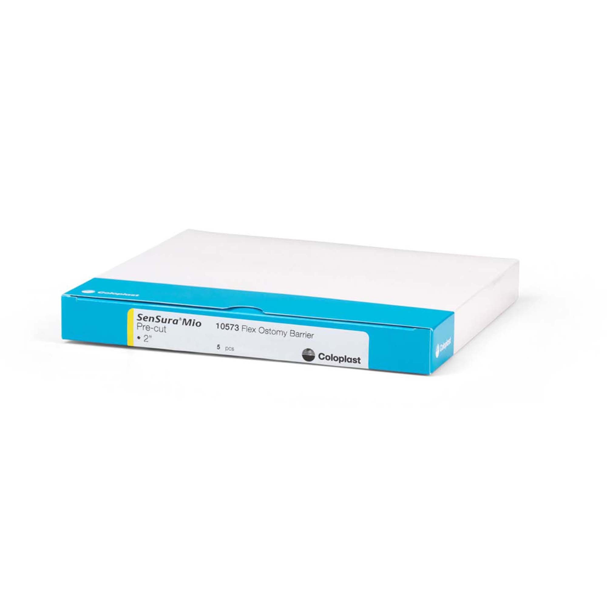 Ostomy Barrier SenSura Mio Flex Precut, Extended Wear Elastic Adhesive 70 mm Flange Yellow Code System 2 Inch Opening,Packaging Type- Box