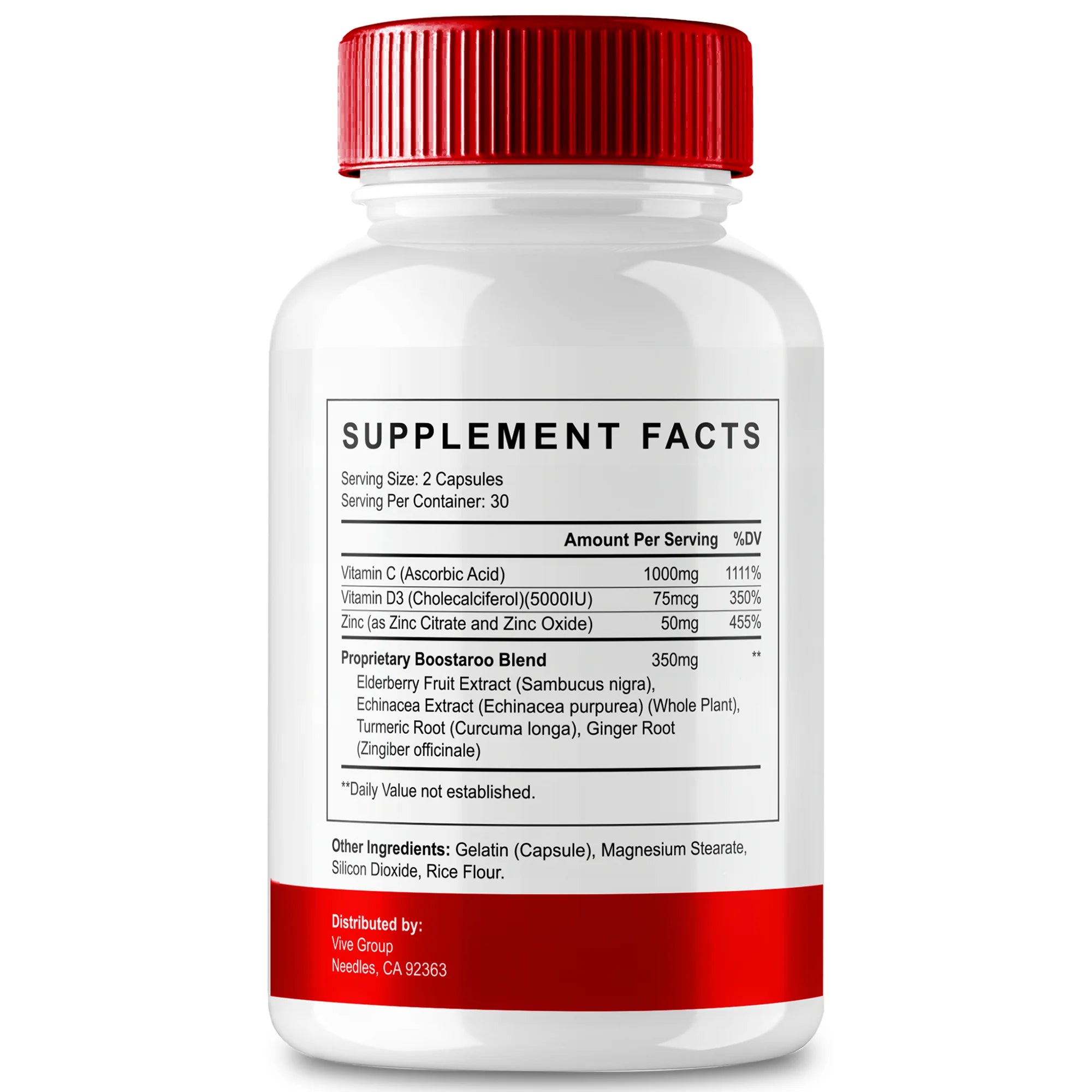 Boostaroo Ed Pills Advanced Formula Supplement - Maximum Strength Blood Flow Support Formula, Boostaroo Supplement for Healthy Blood Flow, 60 Capsules per Bottle (5 Pack)