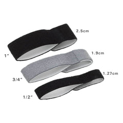 Finger Wrap Splint 3pp Buddy Loops Adult One Size Fits Most Hook and Loop Strap Closure Finger Black, Packaging Type- Box