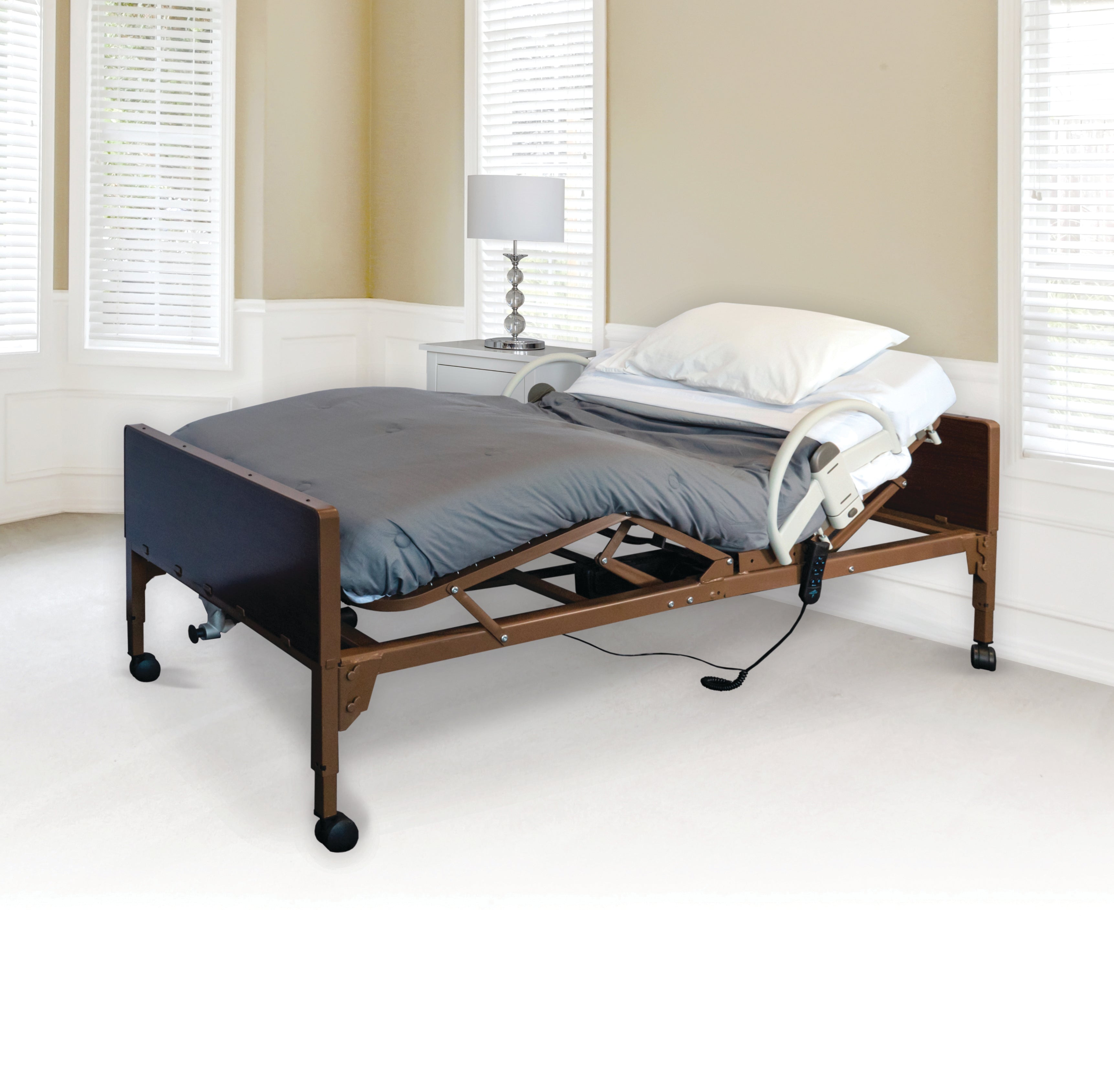 EZ Click LTC Bed Handle - Enhance Safety and Independence with Adjustable Bed Rail for Seniors. Easy Installation, Sturdy Support for Daily Living.