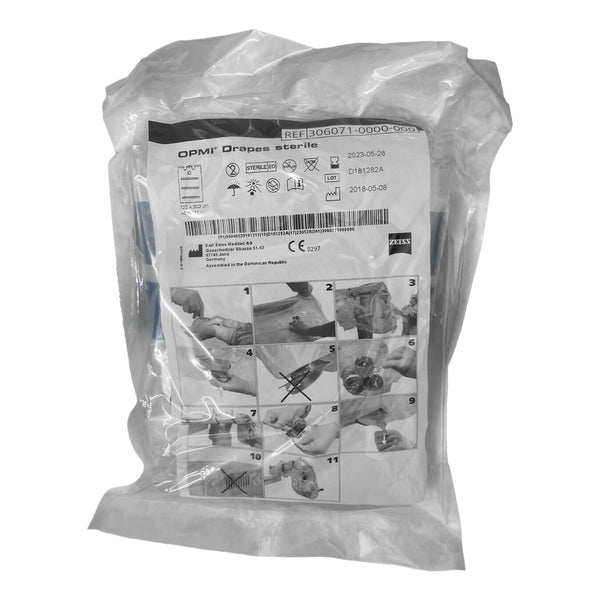 Microscope Drape VisionGuard 118 L X 48 W Inch For OPMI MD/CS/11, 111, ORL, PRO magis, OPMI Neuro, Movena, Sensera, Pro Ergo, Pentero, and VISU 140/150/160/200/210