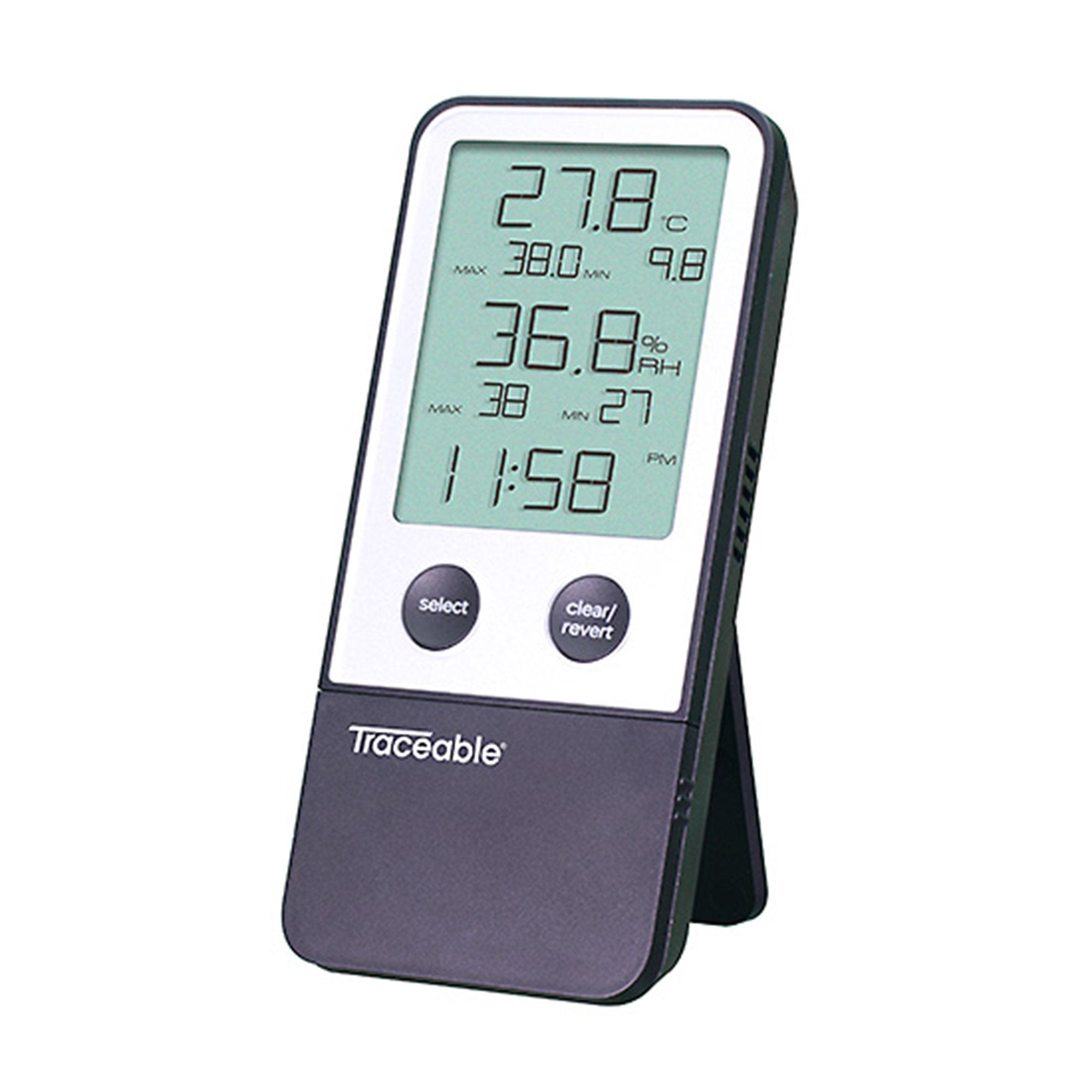 traceable digital thermometer hygrometer for use with hoods storerooms clean rooms incubators drying chambers and environmental cabinets traceable digital thermometer hygrometer mk897971ea