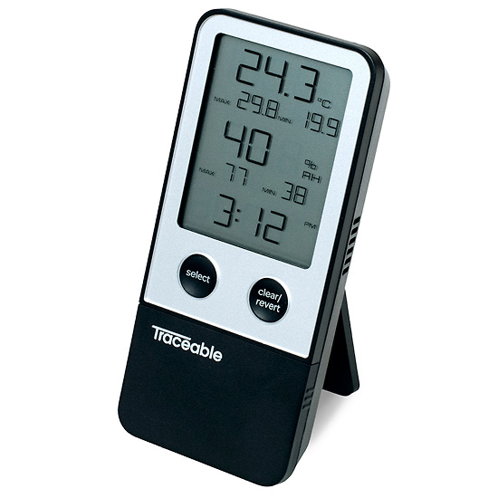 traceable digital thermometer hygrometer for use with hoods storerooms clean rooms incubators drying chambers and environmental cabinets traceable digital thermometer hygrometer mk897971ea