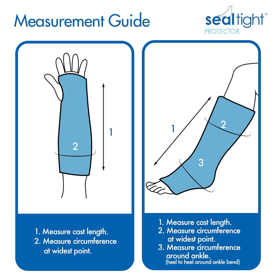 Brownmed Seal-tight Knee Cast And Bandage Protector  Medium