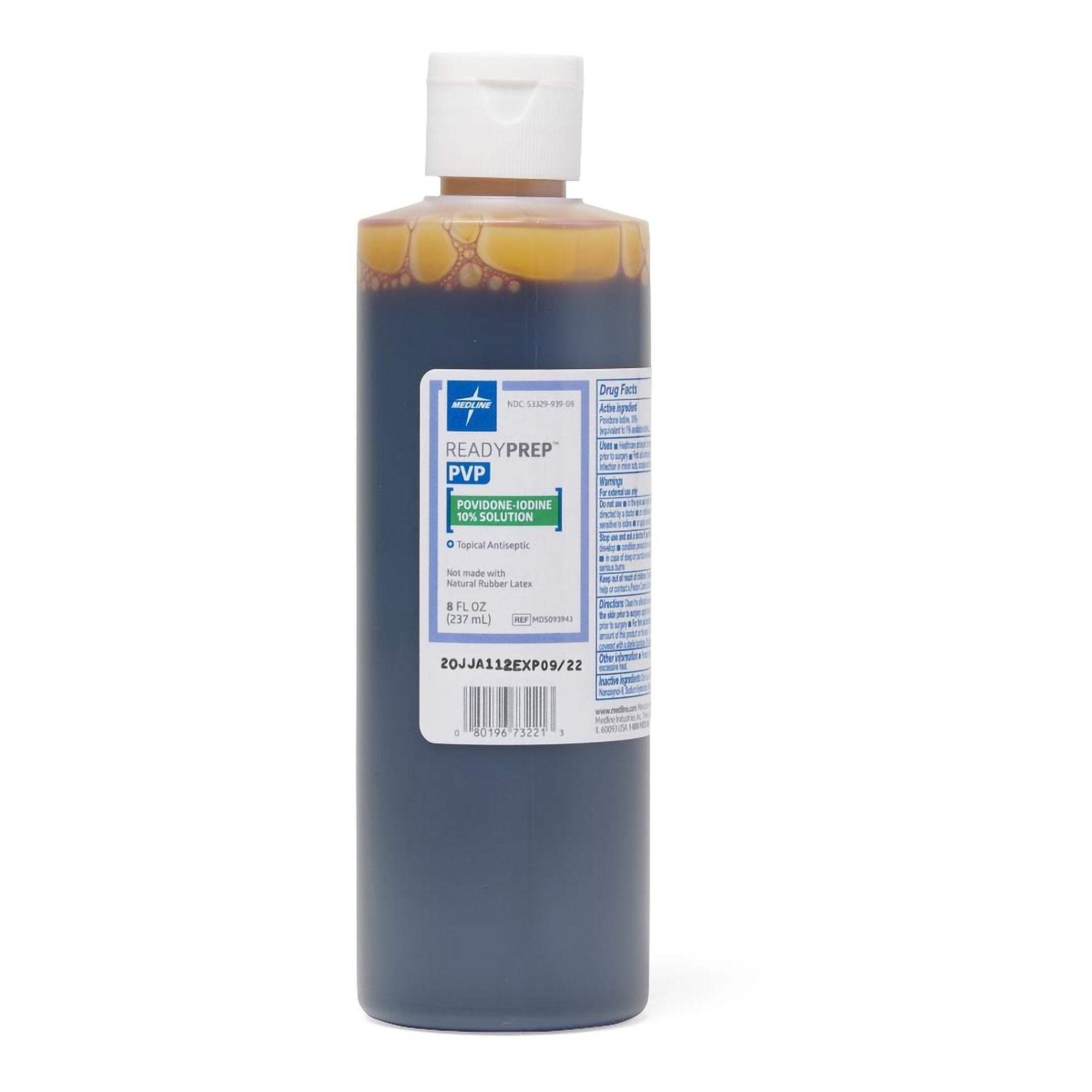 Skin Prep Solution ReadyPrep 8 oz. Bottle 10% Strength Povidone-Iodine NonSterile