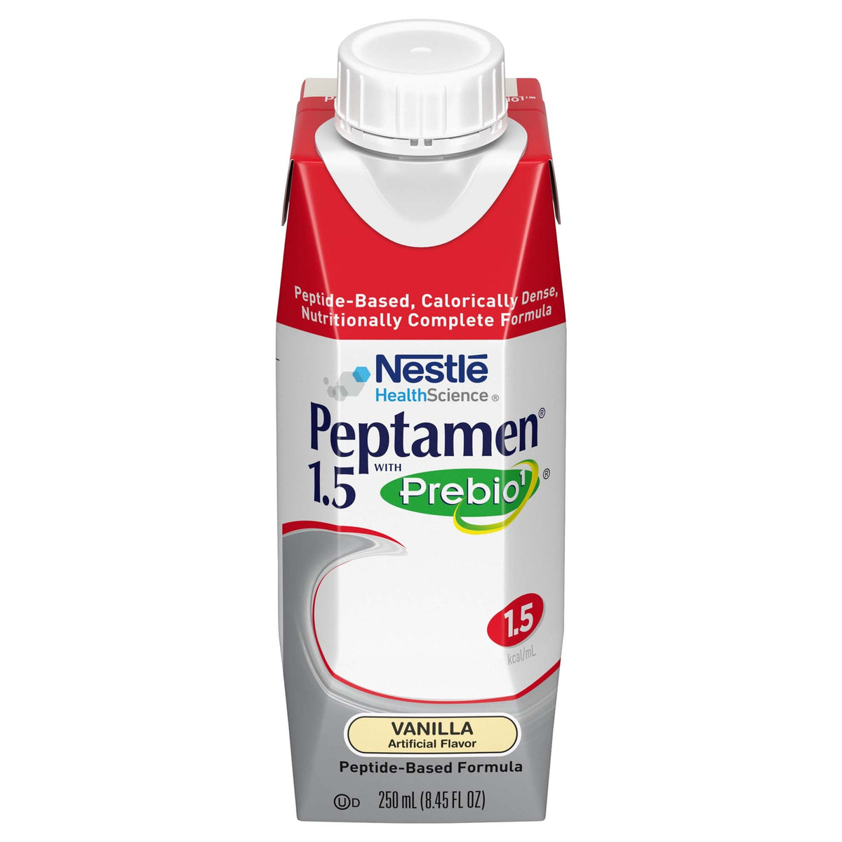 Oral Supplement Peptamen 1.5 with Prebio 1 Vanilla Flavor Liquid 250 mL Carton | (24/Case) 1.5 · Pack: EA