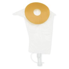 Urostomy Pouch One-Piece System 7-1/2 Inch Length Trim To Fit Drainable