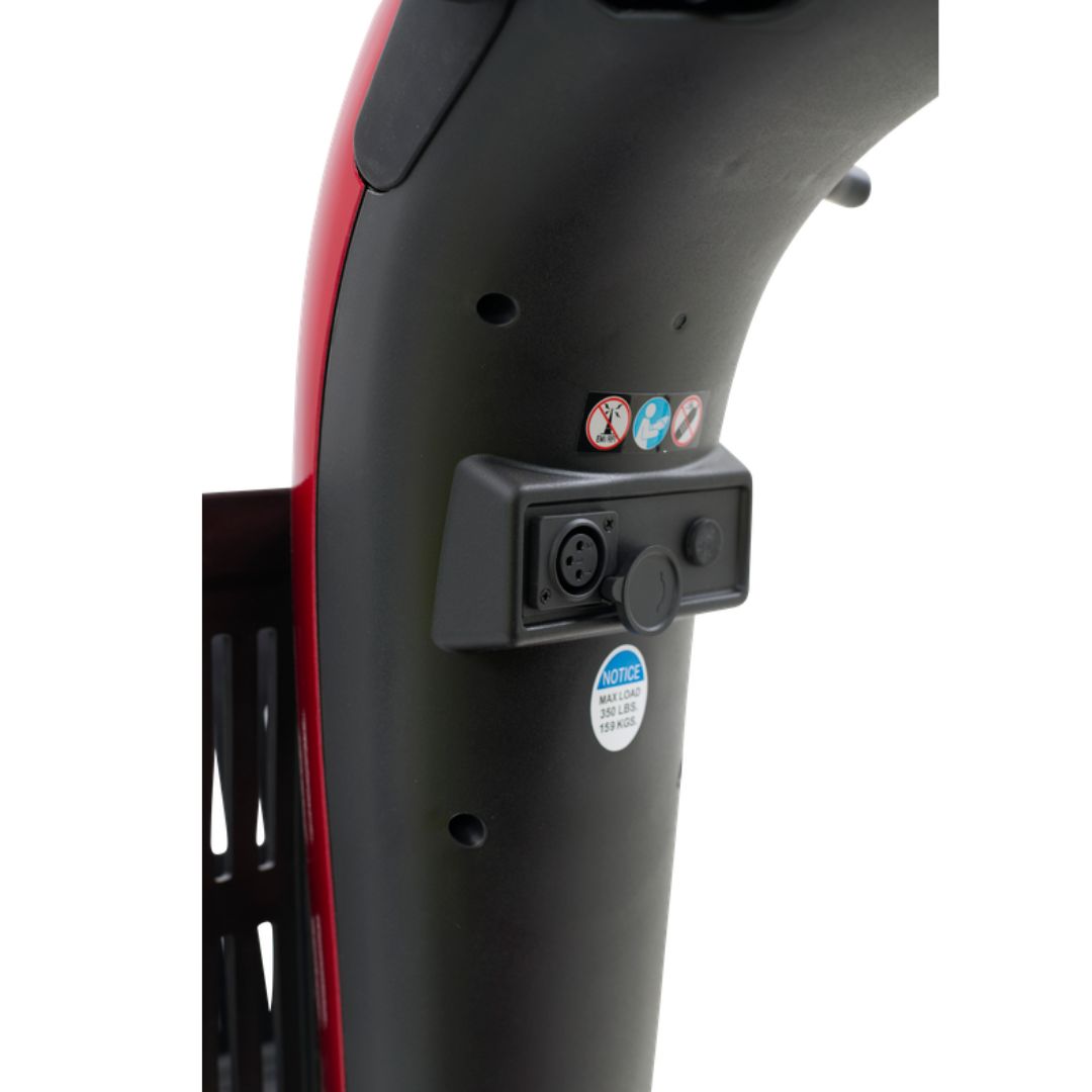 Companiontm 3-wheel Electric Scooter Arctic Mid-size, Blue and Red