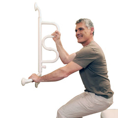 Curved Grab Bar by Stander- Stylish Safety Support for Bathrooms, Easy Grip