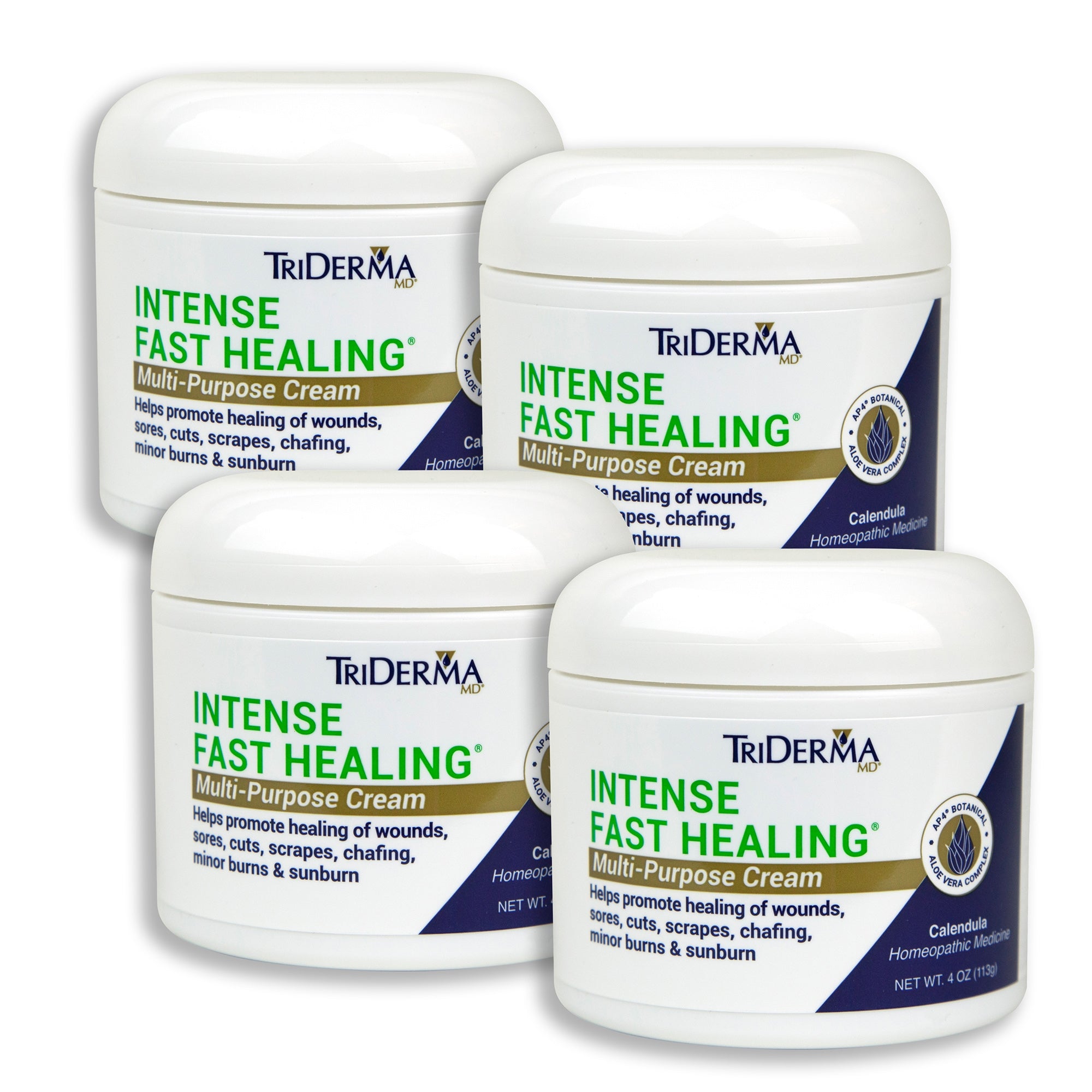 Hand and Body Moisturizer TriDerma MD Intense Fast Healing 4 oz. Jar Unscented Cream,Packaging Type- Each