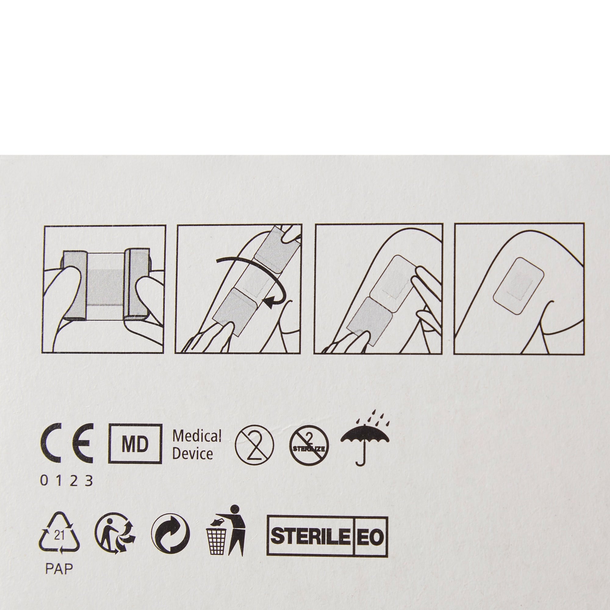 Island Dressing Cosmopor Steril 4 X 4 Inch Square Sterile Water Resistant Backing,Packaging Type- Box