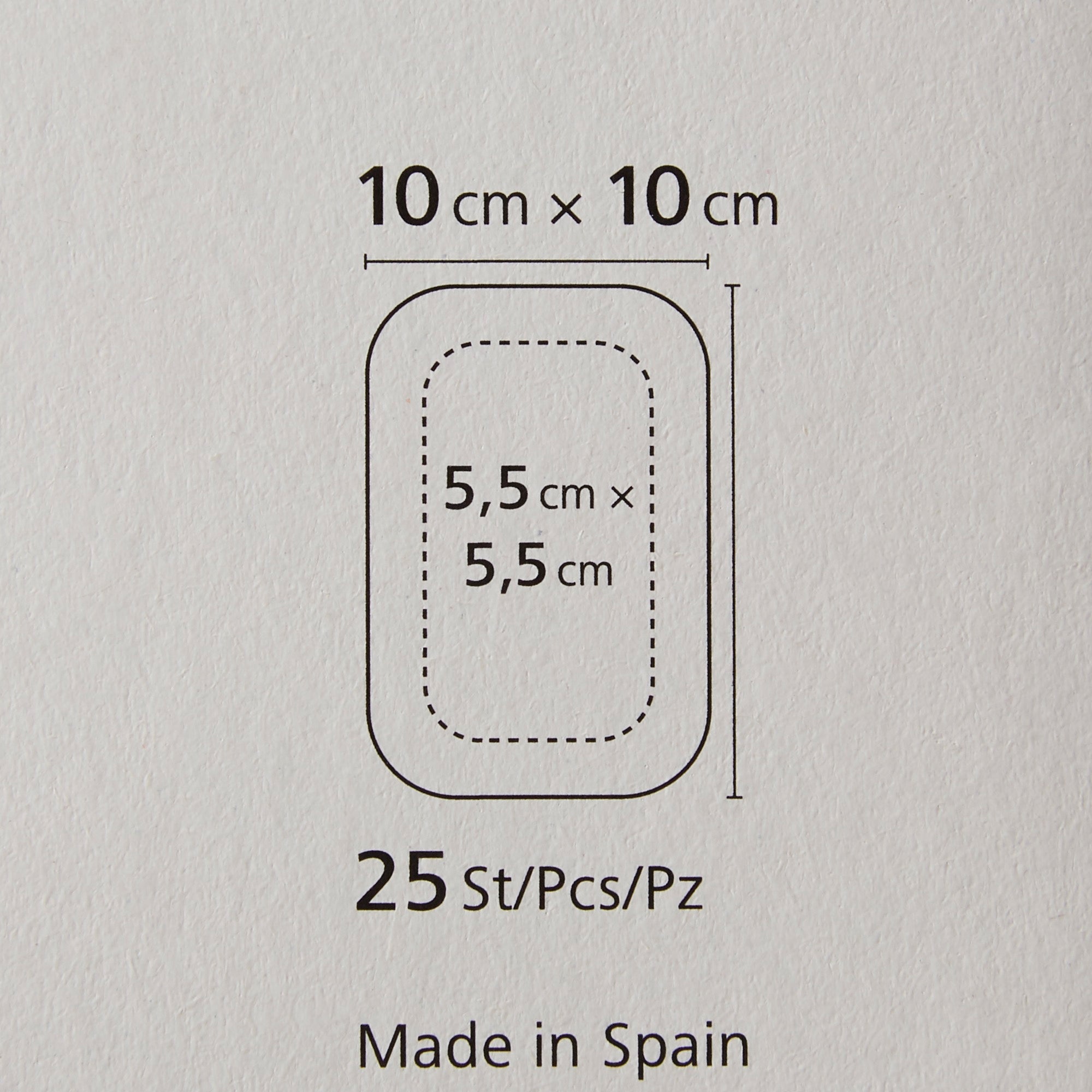 Island Dressing Cosmopor Steril 4 X 4 Inch Square Sterile Water Resistant Backing,Packaging Type- Box