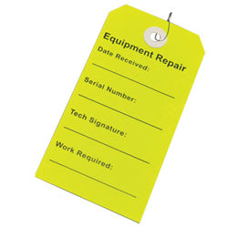 Equipment Tag, Repair (Yellow), 500/CS