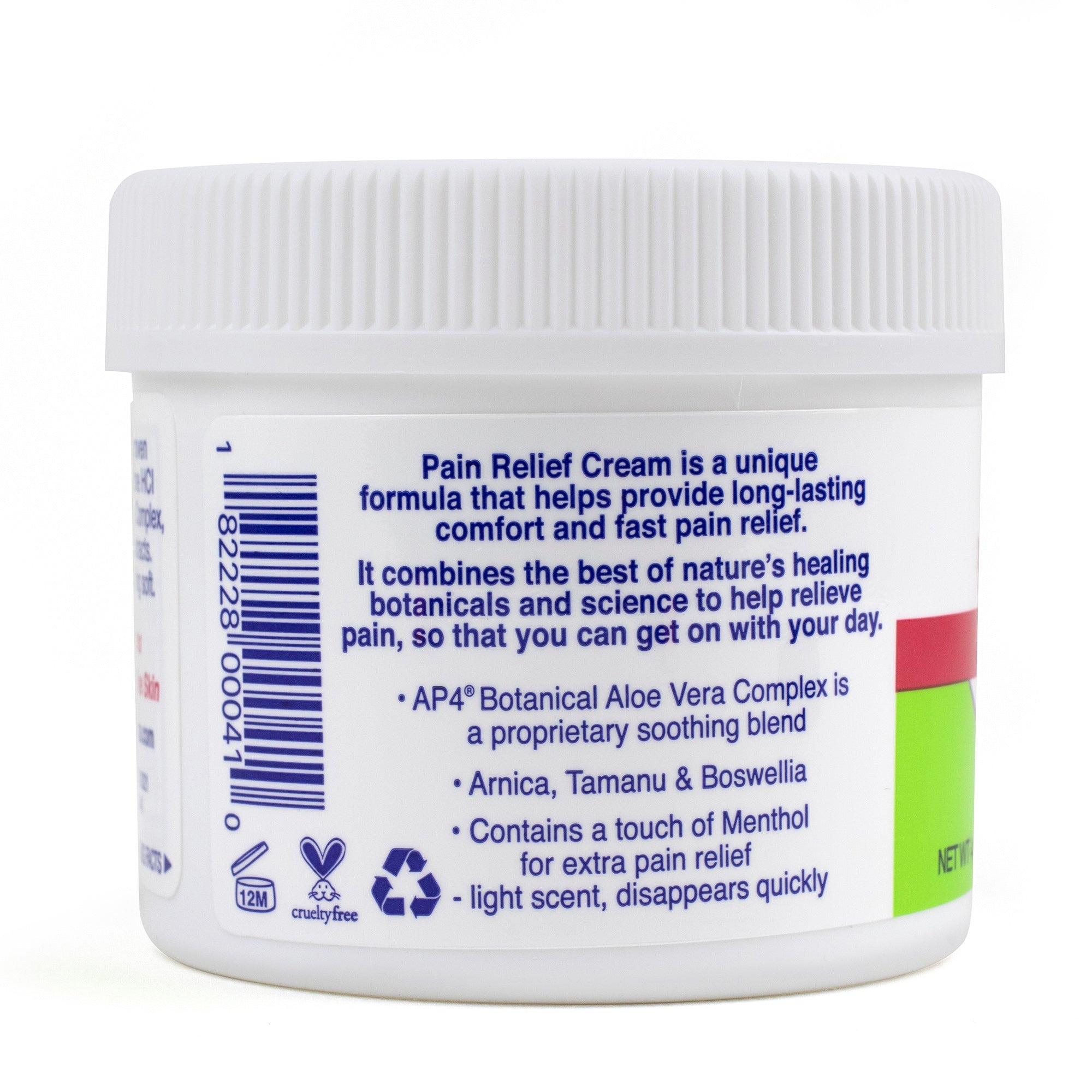 Topical Pain Relief TriDerma MD 4% - 1% Strength Lidocaine / Menthol Cream 4 oz.,Packaging Type- Each