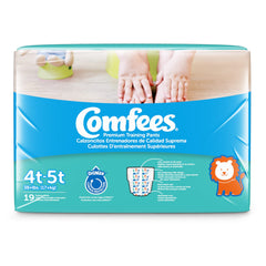 Male Toddler Training Pants Comfees Pull On with Tear Away Seams Size 4T to 5T Disposable Moderate Absorbency | 6BG/Case