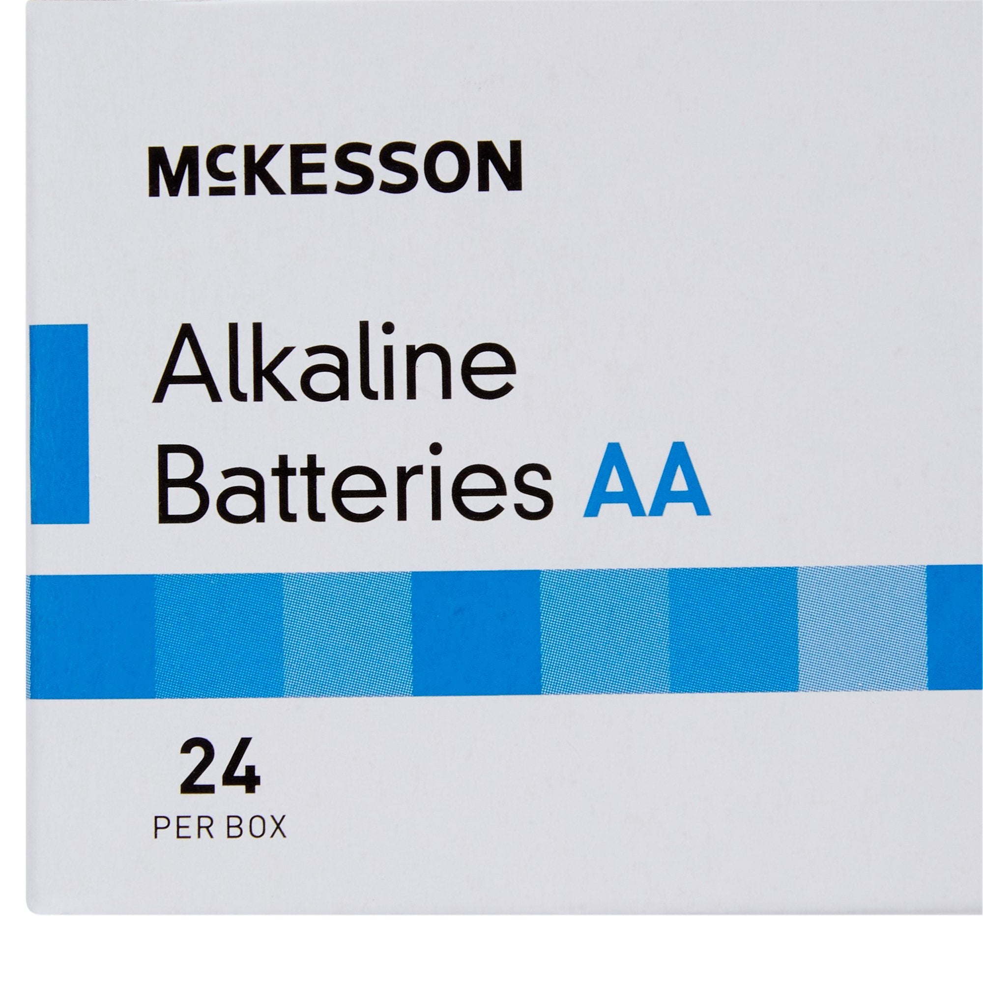 Alkaline Battery McKesson AA Cell 1.5V Disposable 24 Pack, Packaging Type- Case