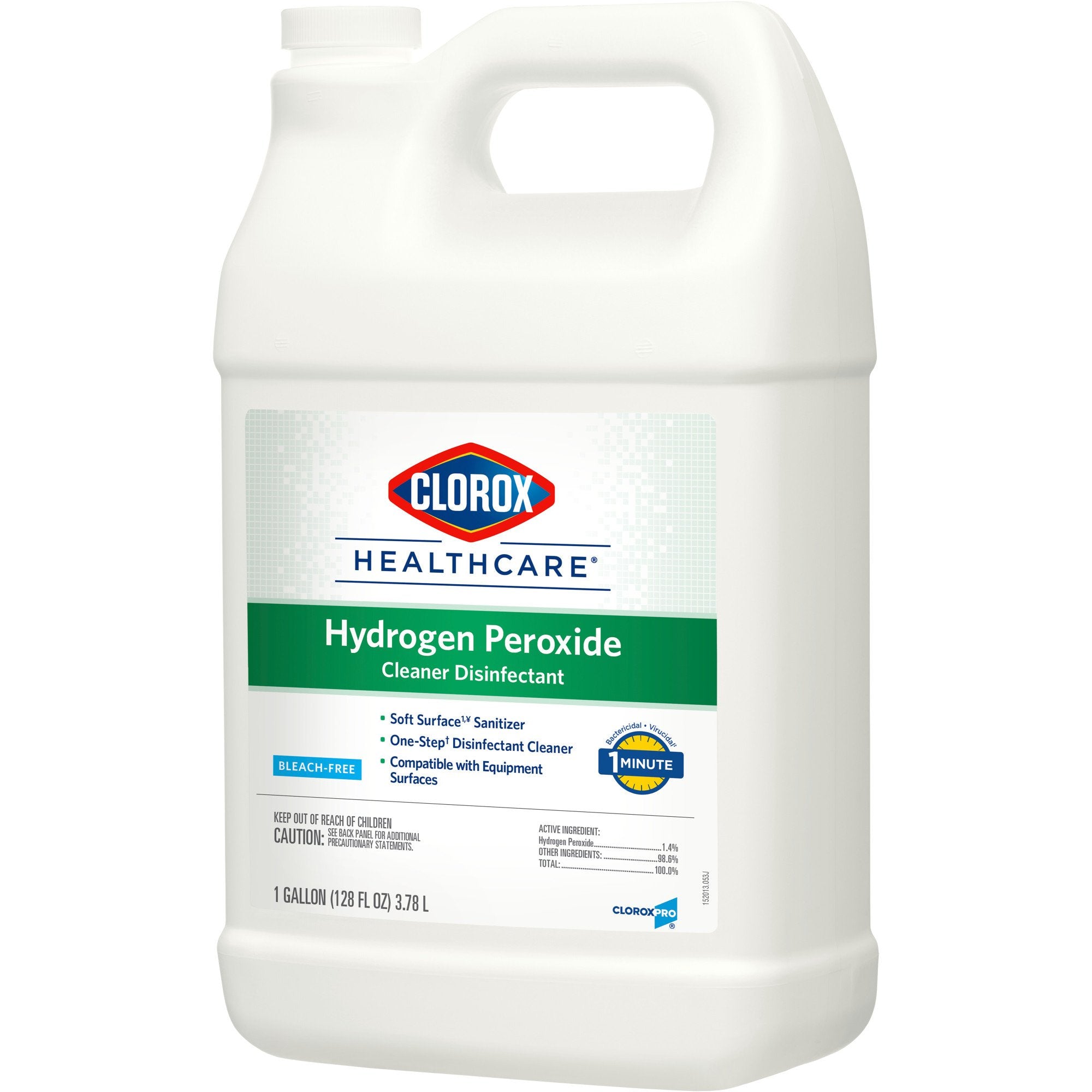 Clorox Healthcare Surface Disinfectant Cleaner Refill Peroxide Based Manual Pour Liquid 1 gal. Jug Unscented NonSterile,Packaging Type- Each