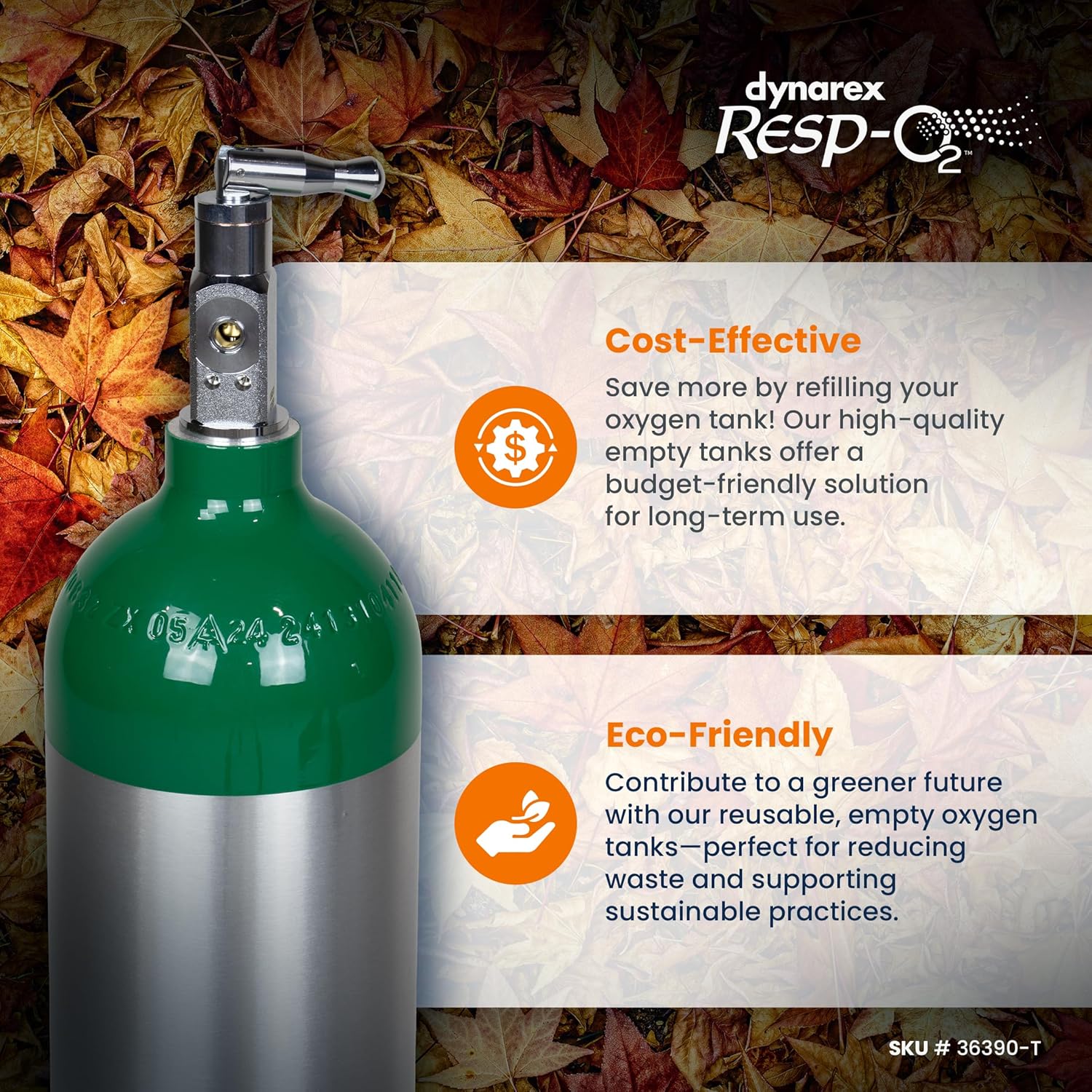 Dynarex M24 - Oxygen E-Cylinder (post valve)