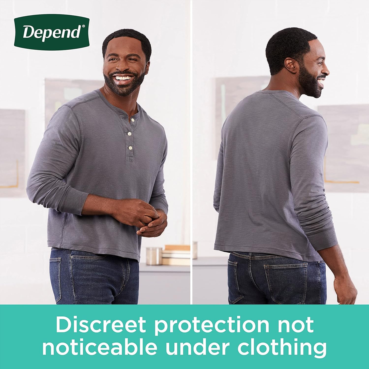 Diapers for Men Absorbent Underwear Depend Fresh Protection Waistband Style Small / Medium Disposable Heavy Absorbency, Packaging Type- Case