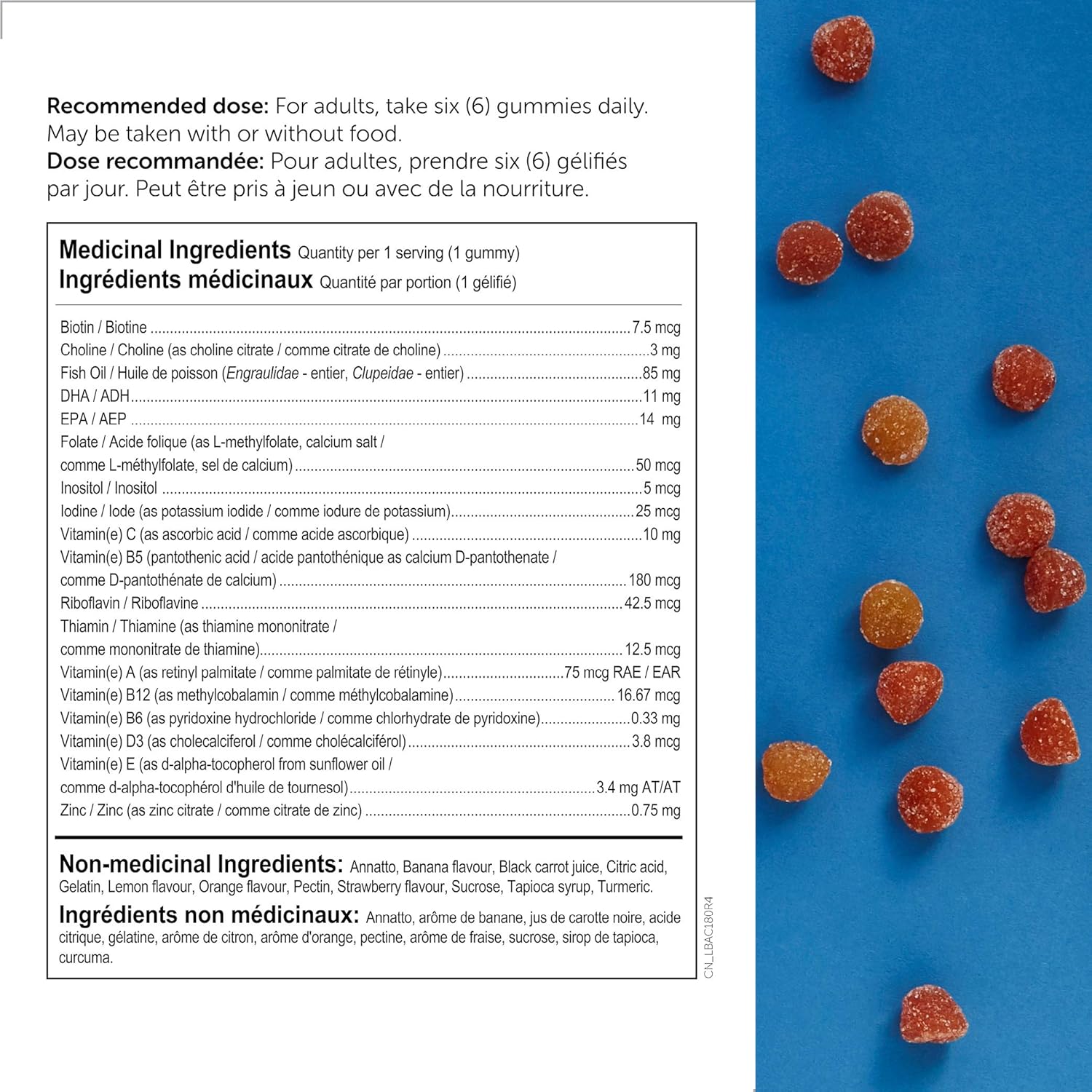 smartypants all in one multivitamin plus omega 3 plus vitamin d gummies 180 pack