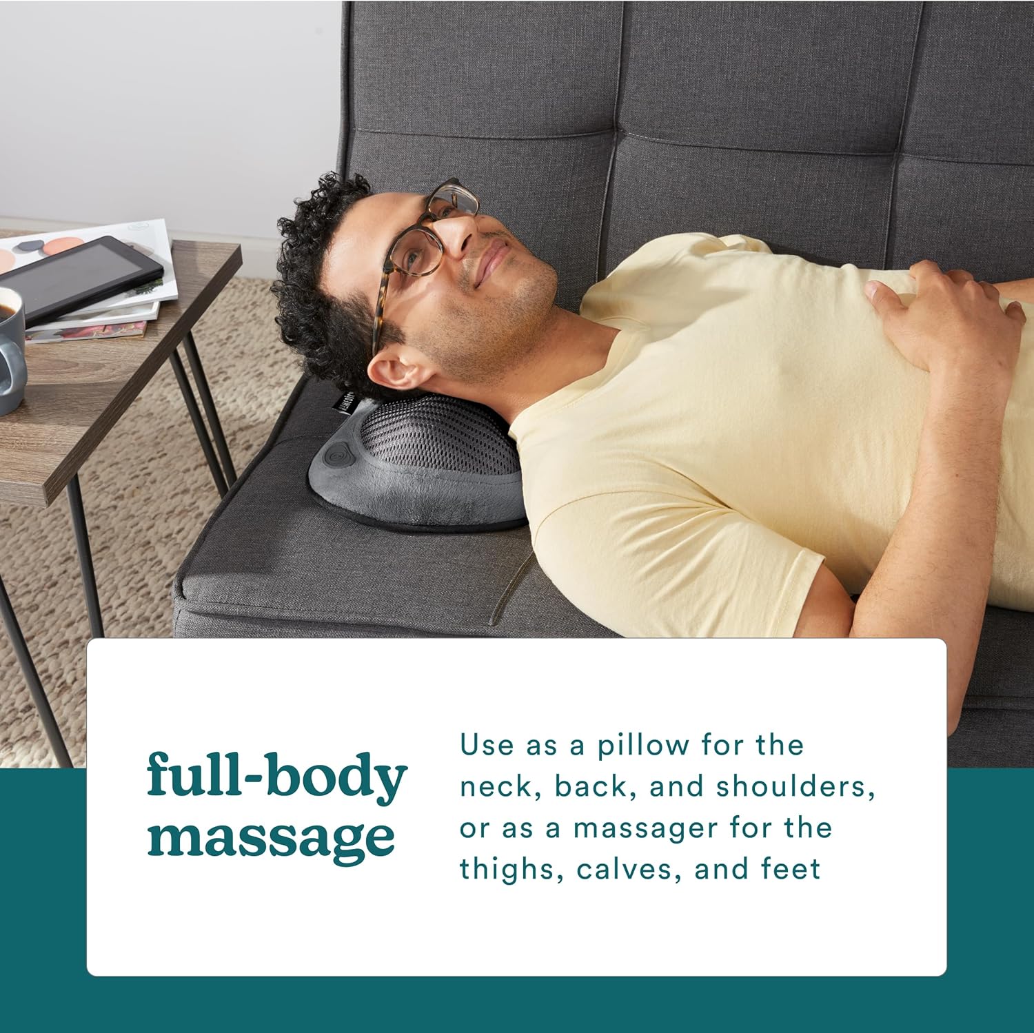 Massage Pillow with Heat HoMedics Shiatsu, Packaging Type- Case