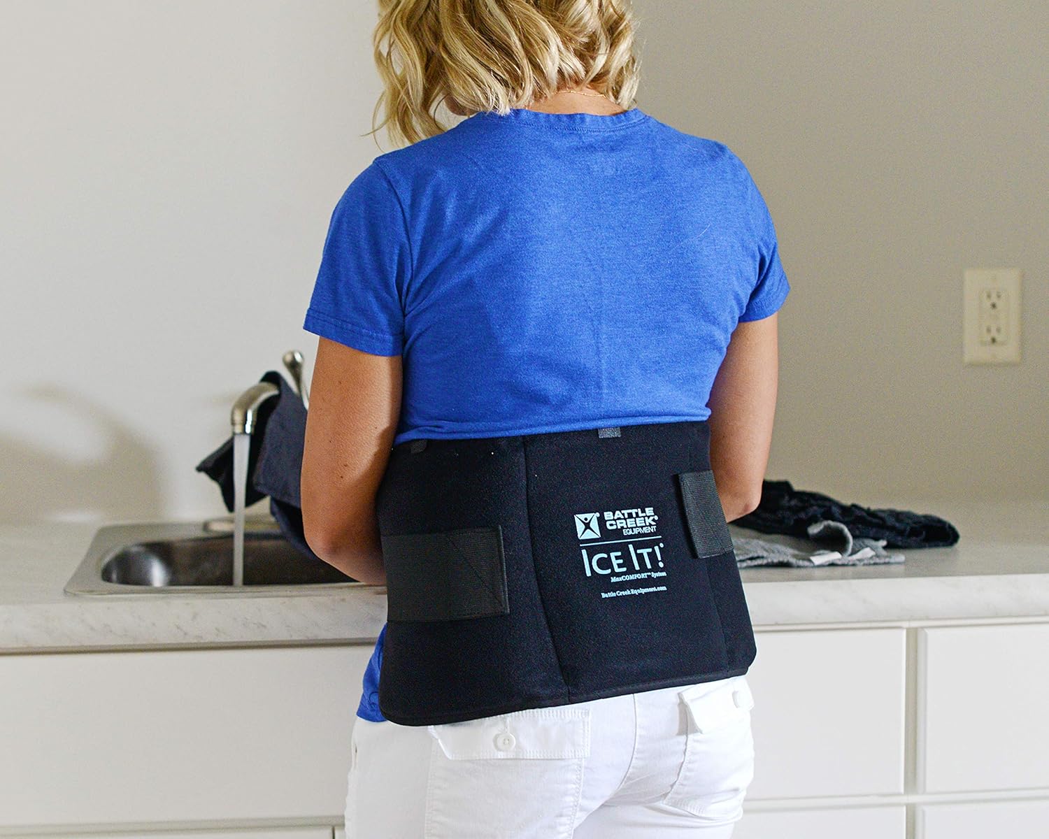 Ice It Cold Pack 9X20 Wcover  Strap