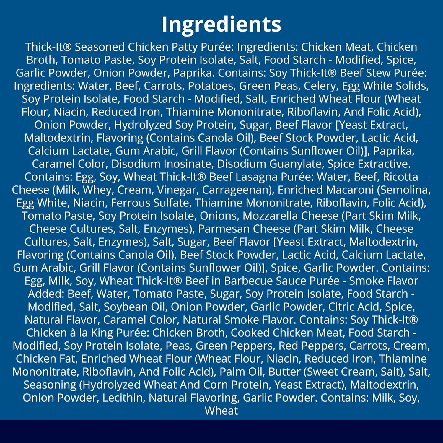 Thickened Food Thick-It 15 oz. Can Chicken à la King Flavor Puree IDDSI Level 4 Extremely Thick/Pureed,Packaging Type- Each