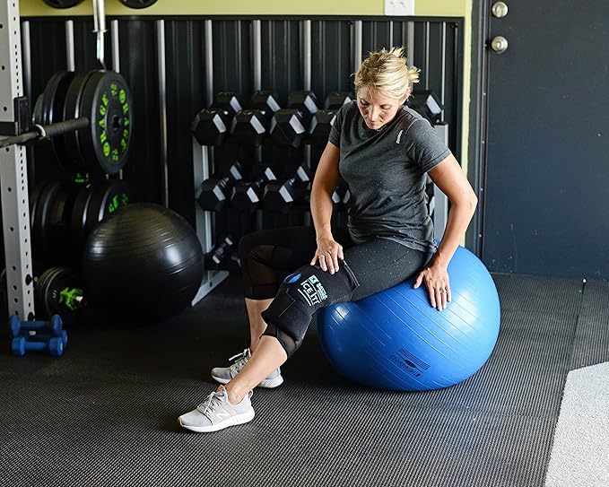 Cold Pack with Wrap Ice It! MaxCOMFORT System Knee 12 X 13 Inch Fabric / Foam / Vinyl / Gel Reusable,Packaging Type- Each