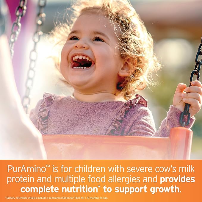 Pediatric Oral Supplement PurAmino Jr Vanilla Flavor 14.1 oz. Can Powder Amino Acid Cow's Milk Allergy,Packaging Type- Each